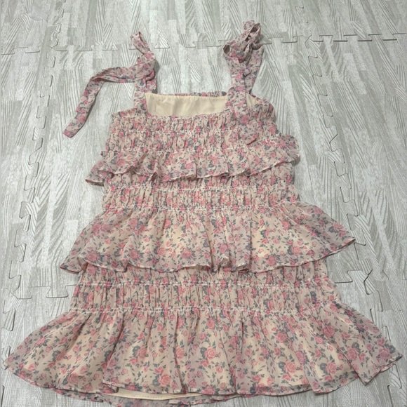 Tularosa Tiered Floral Mini Dress, size XS - Picture 7 of 12